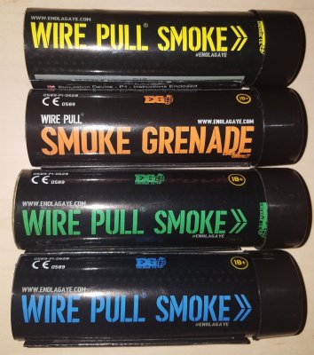 Rauchkörper WP 40 - Wire Pull - grün